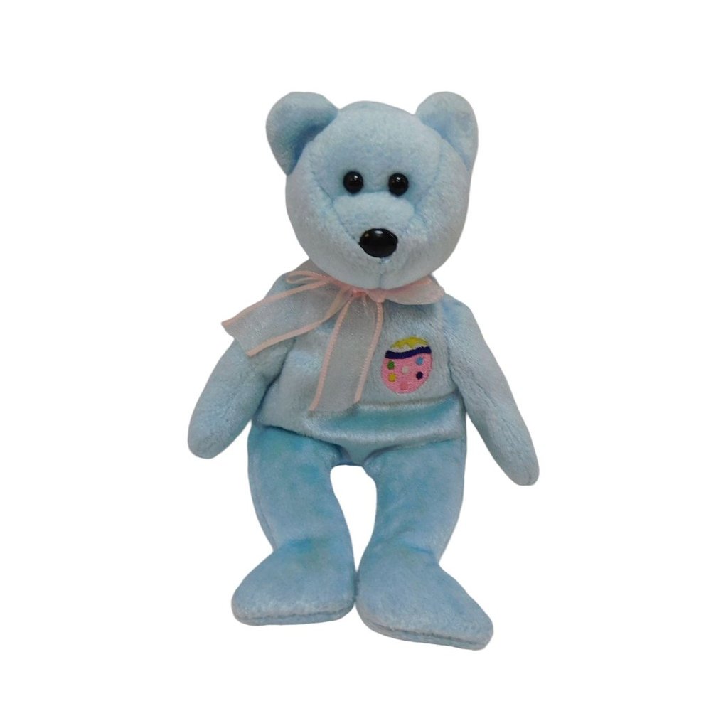 TY Beanie Babies Eggs 11 Bear 8" Plush Stuffed Animal 2001